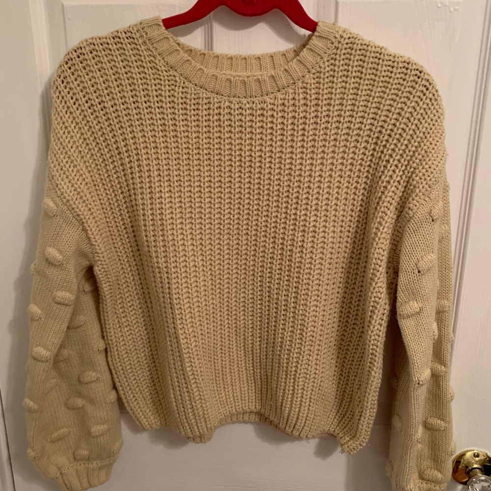 Tan sweater